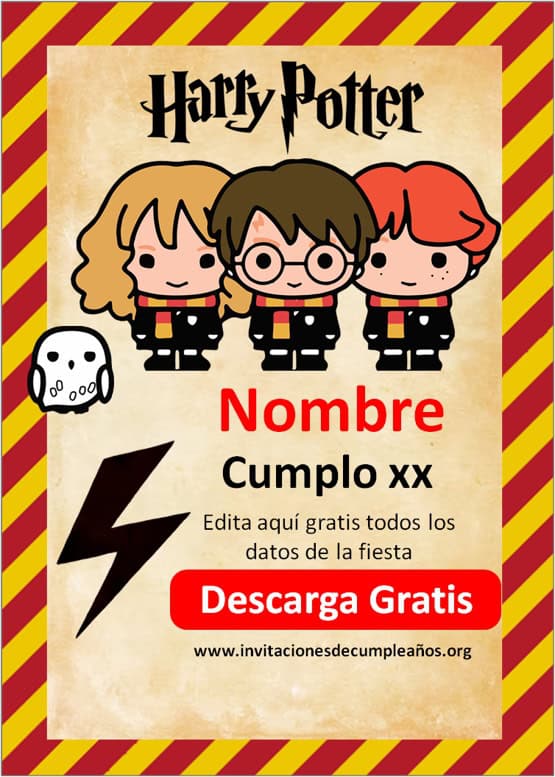 Tarjeta de cumpleaños de Harry Potter, tarjeta de cumpleaños imprimible,  tarjeta de cumpleaños para un amigo, tarjeta de cumpleaños divertida,  descarga instantánea PDF JPG -  España